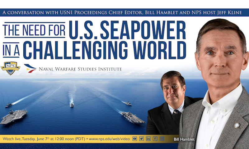 NWSI Hosts U.S. Naval Institute Leader for Latest Seapower Conversation